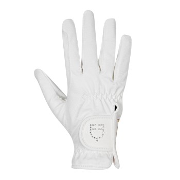 GUANTES DE MUJER DE SUAVE TEJIDO TÉCNICO CON LOGO BRILLANTE