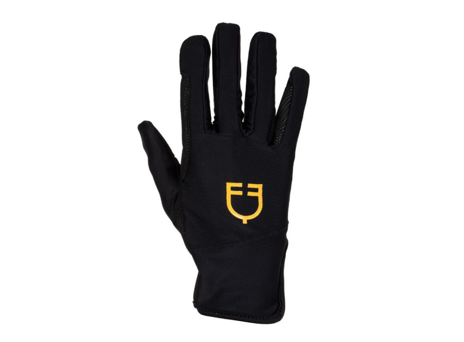 GUANTES DE MUJER EN TEJIDO ESPECIAL DE LYCRA CON LOGO