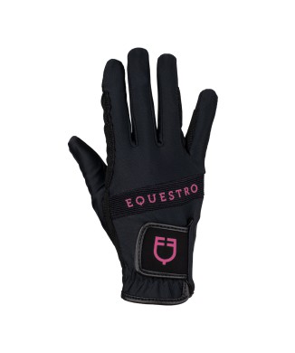 GUANTES DE TEJIDO TÉCNICO CON LOGO MULTICOLOR