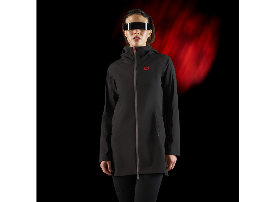 Equestro Ridertechnology softshell largo impermeable para mujer