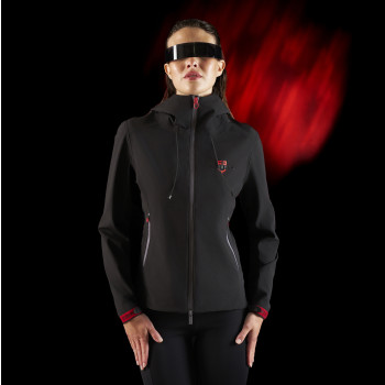 Equestro Ridertechnology softshell impermeable con cremallera para mujer