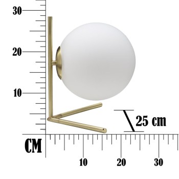 LÁMPARA DE MESA GLAMY BAJA