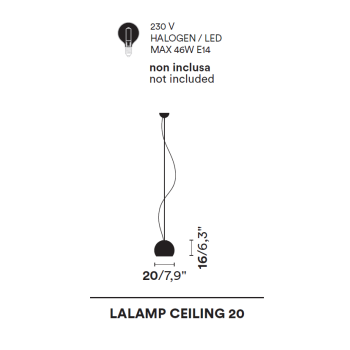 LAMPARA DE SUSPENSION LALAMPADA 20 OPINION CIATTI