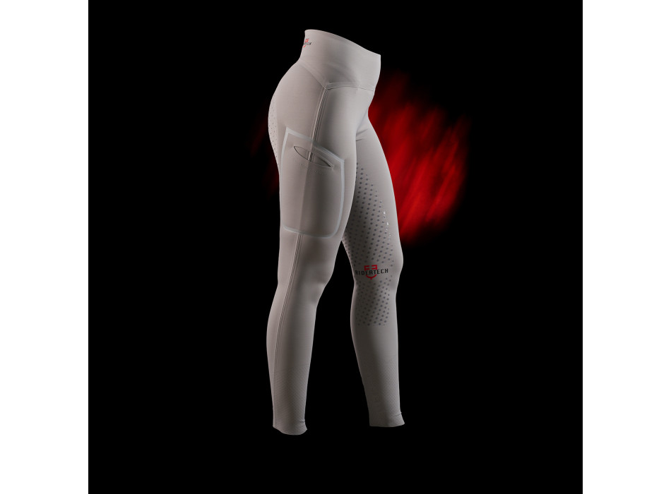 Leggings de mujer Equestro Ridertechnology con cintura alta y agarre total