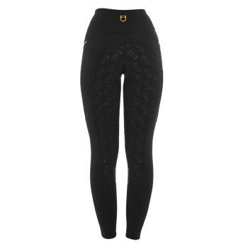 LEGGINGS DE MUJER SLIM FIT CON INSERCIONES DE MICRO MALLA