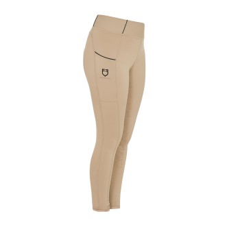 LEGGINGS NIÑA SLIM FIT GRIP CON LOGO