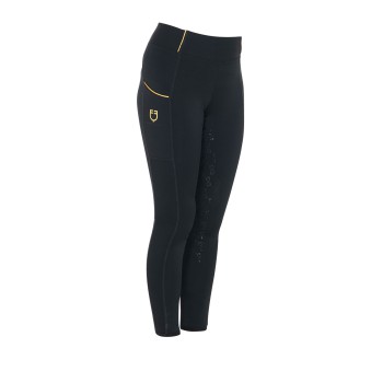 LEGGINGS NIÑA SLIM FIT GRIP CON LOGO