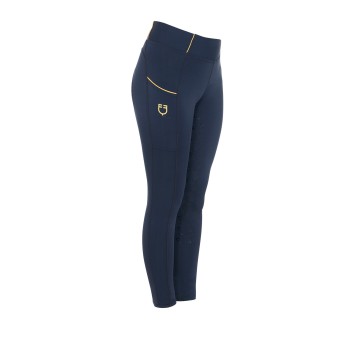 LEGGINGS NIÑA SLIM FIT GRIP CON LOGO