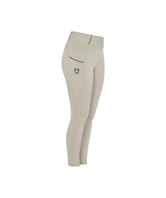 LEGGINGS NIÑA SLIM FIT GRIP CON LOGO