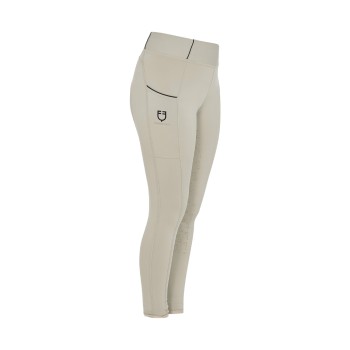 LEGGINGS NIÑA SLIM FIT GRIP CON LOGO