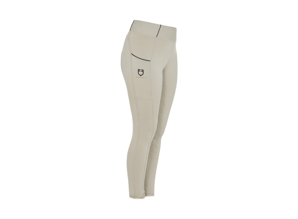 LEGGINGS NIÑA SLIM FIT GRIP CON LOGO