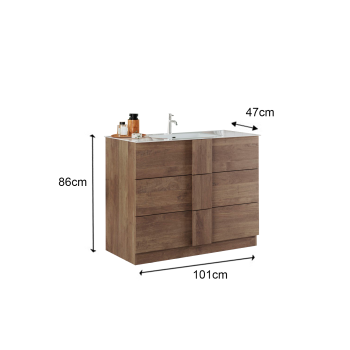 Mueble de baño JUPITER con 2 o 3 cajones