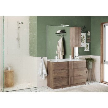 Mueble de baño JUPITER con doble seno y 2 o 3 cajones