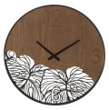 RELOJ DE PARED MADERA/HOJA