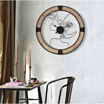 RELOJ DE PARED PAREJA