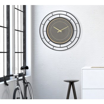 RELOJ DE PARED OSCURO DE MODA