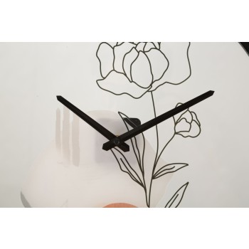 RELOJ DE PARED DE FLORES -A-