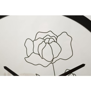 RELOJ DE PARED DE FLORES -A-