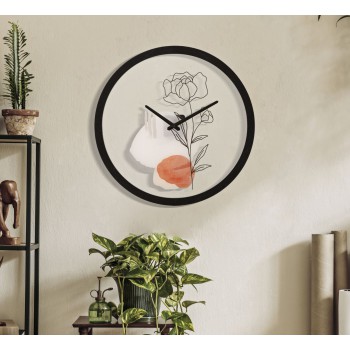 RELOJ DE PARED DE FLORES -A-