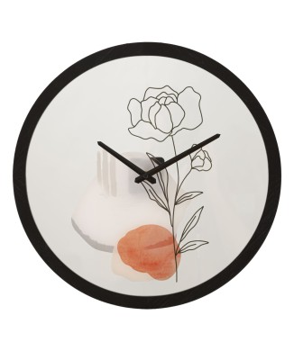 RELOJ DE PARED DE FLORES -A-