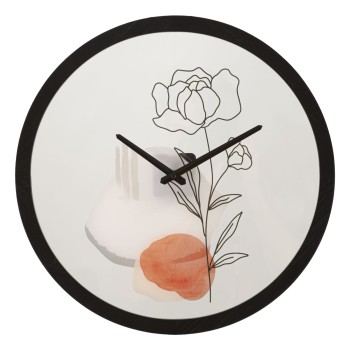 RELOJ DE PARED DE FLORES -A-