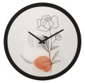 RELOJ DE PARED FLOR -A-