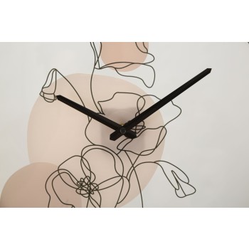 RELOJ DE PARED FLORES -B-