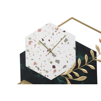 RELOJ DE PARED HEXAGONAL