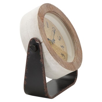 RELOJ DE MESA REDONDA