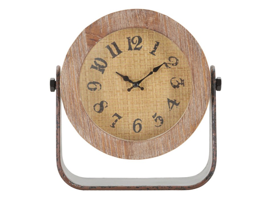 RELOJ DE MESA REDONDA