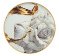 RELOJ ROSA DE CRISTAL