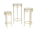 SET SOPORTE PARA TELÉFONO ORO 3 PIEZAS