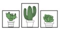 JUEGO PARED CACTUS 3PZS 33X1,3X46,5-33X1,3X33