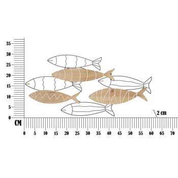 PANEL DE PARED DE PESCADO