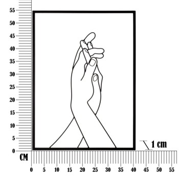 PANEL DE HIERRO SIMPLY HANDS