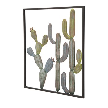 PANEL DE HIERRO MARCO CACTUS -C-