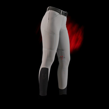 Pantalón de mujer Equestro Ridertechnology slim fit con costuras termoselladas