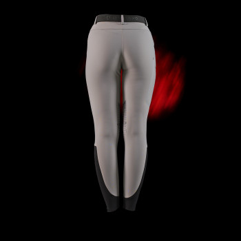 Pantalón de mujer Equestro Ridertechnology slim fit con costuras termoselladas