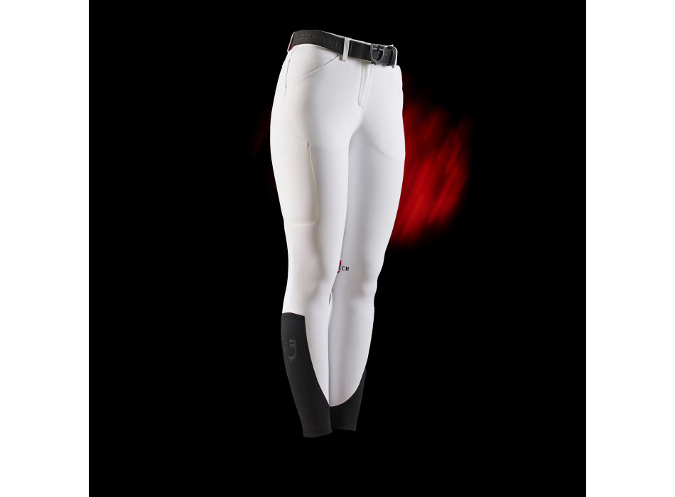 Pantalón de mujer Equestro Ridertechnology slim fit con costuras termoselladas