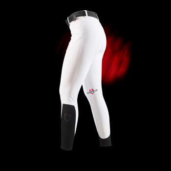 Pantalón slim fit de mujer Equestro Ridertechnology full grip