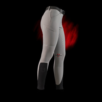 Pantalón slim fit de mujer Equestro Ridertechnology full grip