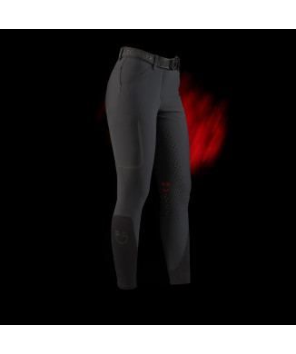 Pantalón slim fit de mujer Equestro Ridertechnology full grip