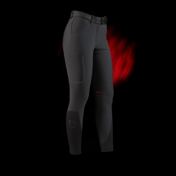 Pantalón slim fit de mujer Equestro Ridertechnology full grip