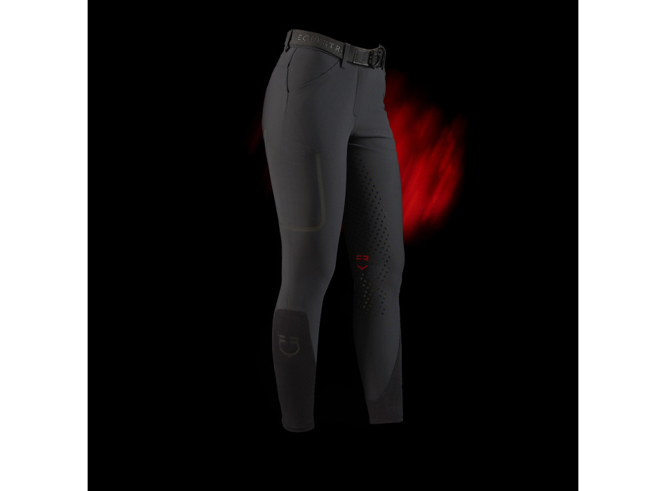 Pantalón slim fit de mujer Equestro Ridertechnology full grip