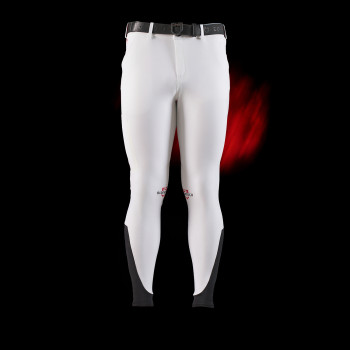 Pantalón de hombre Equestro Ridertechnology slim fit con costuras termoselladas