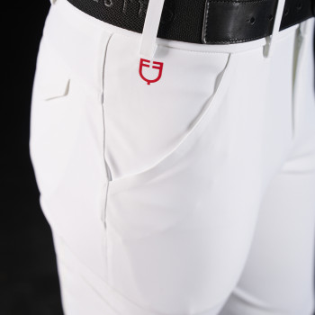 Pantalón de hombre Equestro Ridertechnology slim fit con costuras termoselladas