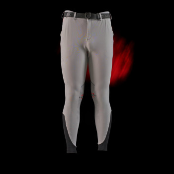 Pantalón de hombre Equestro Ridertechnology slim fit con costuras termoselladas