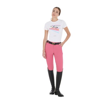 PANTALÓN DE VERANO MUJER SLIM FIT EN TEJIDO TÉCNICO BIELÁSTICO