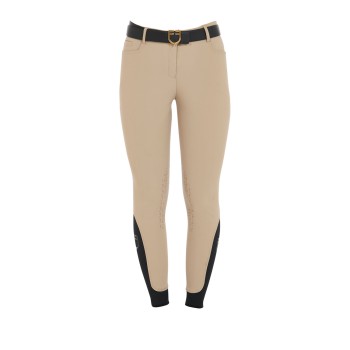 PANTALÓN GRIP SLIM FIT PARA MUJER CON LOGO ECUESTRE