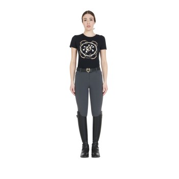 PANTALÓN GRIP SLIM FIT PARA MUJER CON LOGO ECUESTRE